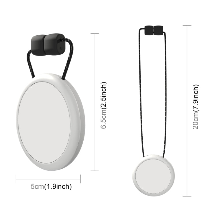 For Insta360 GO 3 / GO 3S PULUZ Magnetic Pendant Holder Quick Release Neck Strap (White) - Mount & Holder by PULUZ | Online Shopping South Africa | PMC TechLife | Buy Now Pay Later Mobicred