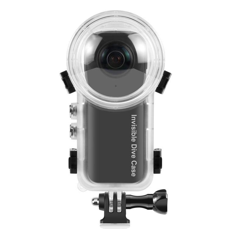 For Insta360 X3 PULUZ Invisible Dive Case 50m Waterproof Sealed Case (Transparent) - free shipping - PMC Jewellery - Order now!