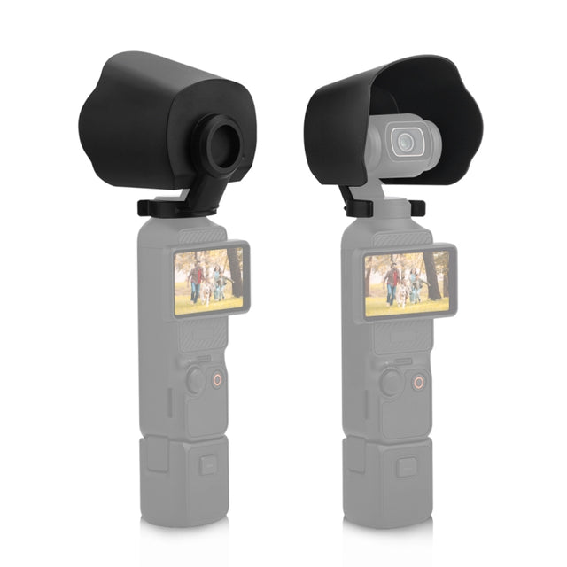 For DJI OSMO Pocket 3 PULUZ Sunshade Lens Protective Cover Hood (Black)