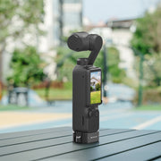 For DJI OSMO Pocket 3 PULUZ USB-C / Type-C Dock Desktop Charging Base Aluminum Alloy Bracket (Black)