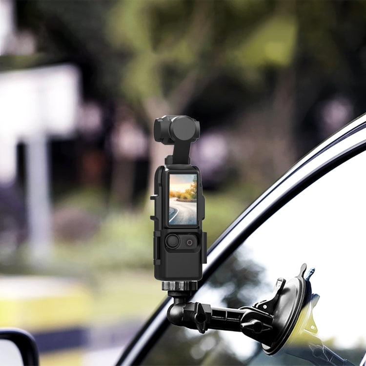 For DJI OSMO Pocket 3 PULUZ Protection Frame Expansion Adapter Bracket (Black) - Mount & Holder by PULUZ | Online Shopping South Africa | PMC TechLife | Buy Now Pay Later Mobicred