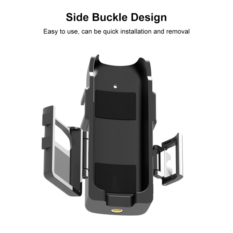 For DJI OSMO Pocket 3 PULUZ Protection Frame Expansion Adapter Bracket (Black) - Mount & Holder by PULUZ | Online Shopping South Africa | PMC TechLife | Buy Now Pay Later Mobicred