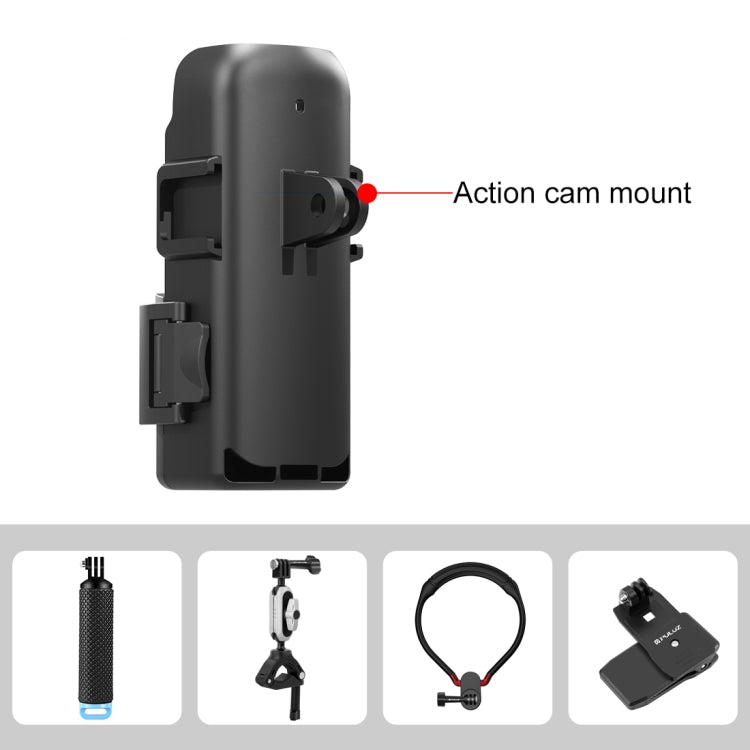 For DJI OSMO Pocket 3 PULUZ Protection Frame Expansion Adapter Bracket (Black) - Mount & Holder by PULUZ | Online Shopping South Africa | PMC TechLife | Buy Now Pay Later Mobicred