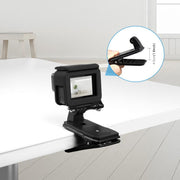 PULUZ 4 in 1 360 Degree Rotating Backpack Hat QR Clip Rec-mounts with Phone Clamp Kit