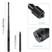 PULUZ Waist Belt Mount Strap with Selfie Stick Monopod for GoPro, Insta360, DJI and Other Action Cameras
