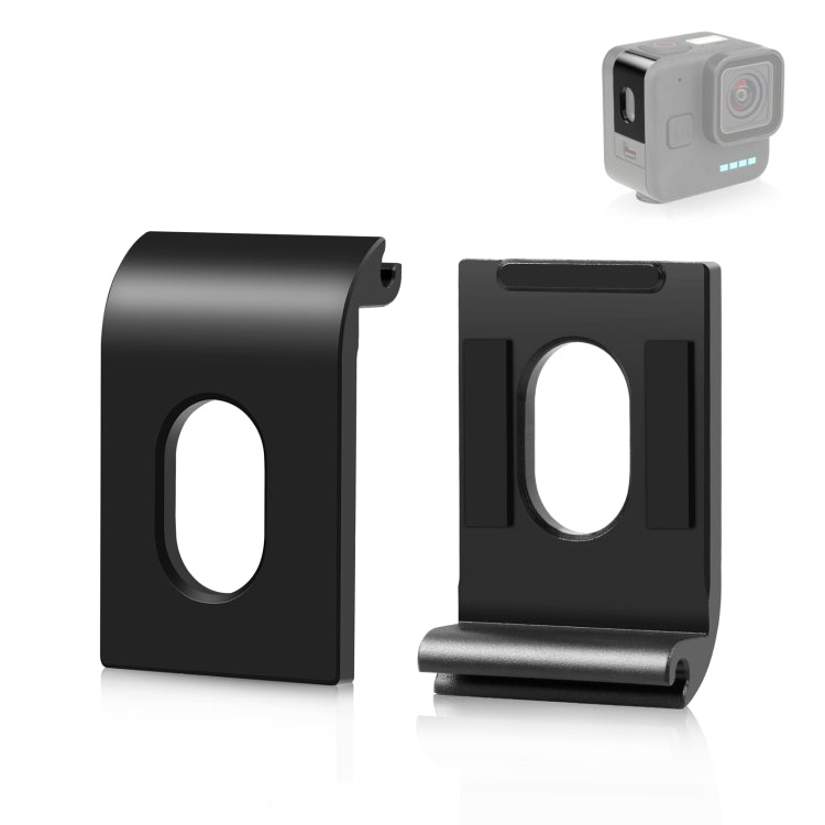 For GoPro Hero11 Black Mini PULUZ Metal Battery Side Interface Cover (Black) - free shipping - PMC TechLife - Order now!