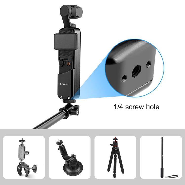 For DJI OSMO Pocket 3 PULUZ Metal Protection Frame Cage Adapter Bracket (Black) - free shipping - PMC TechLife - Order now!