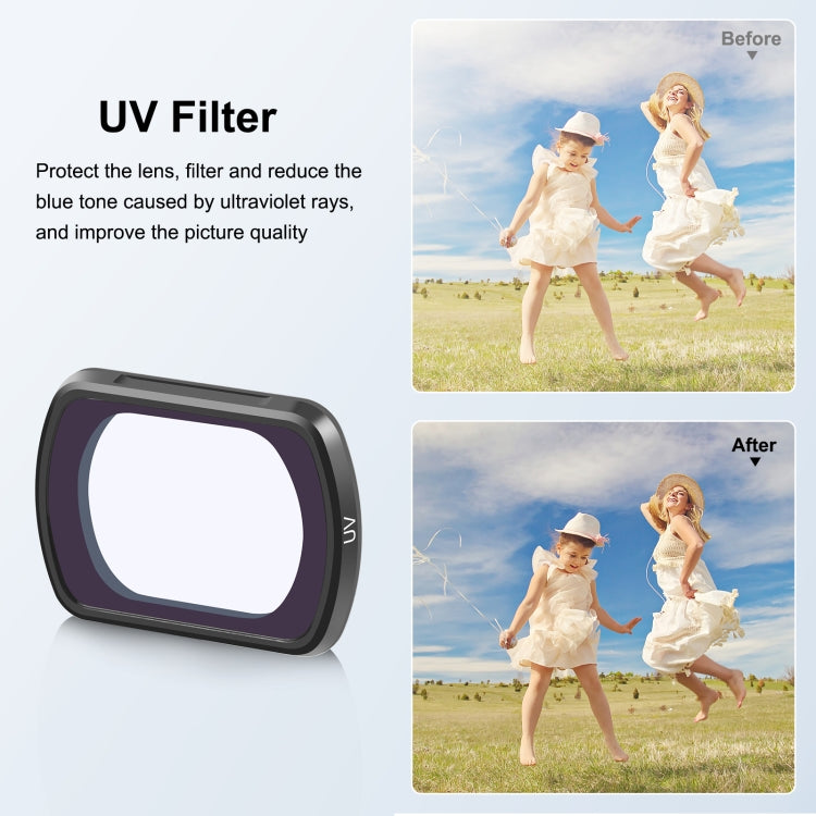 For DJI Osmo Pocket 3 PULUZ Magnetic Camera Lens UV Filter - free shipping - PMC Jewellery - Order now!
