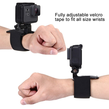 PULUZ Adjustable Wrist Strap Mount for GoPro, Insta360, DJI and Other Action Cameras, Strap Length: 28.5cm - Wrist Strap by PULUZ | Online Shopping South Africa | PMC Jewellery | Buy Now Pay Later Mobicred