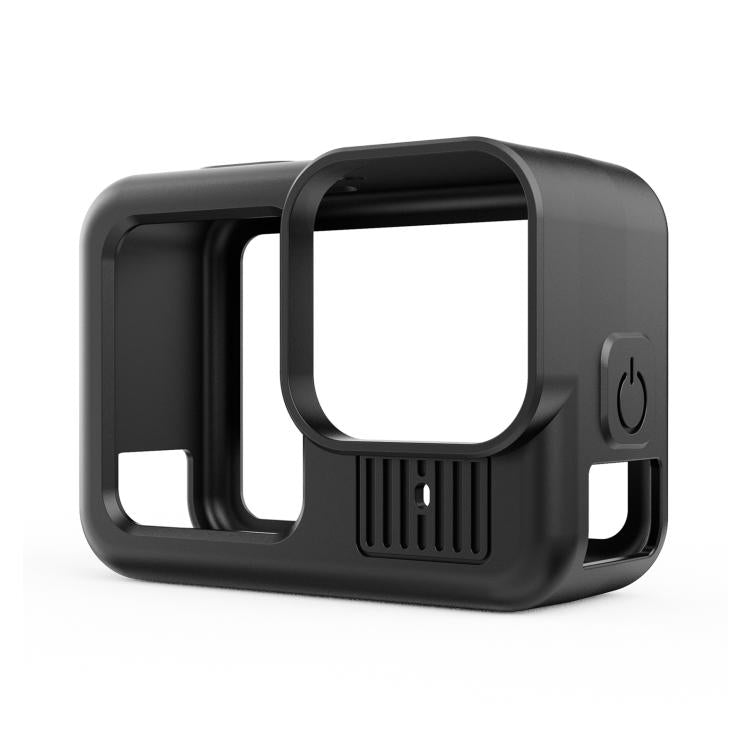 For GoPro HERO13 Black PULUZ Silicone Protective Case Cover with Wrist Strap & Lens Cover (Black) - free shipping - PMC Jewellery - Order now!