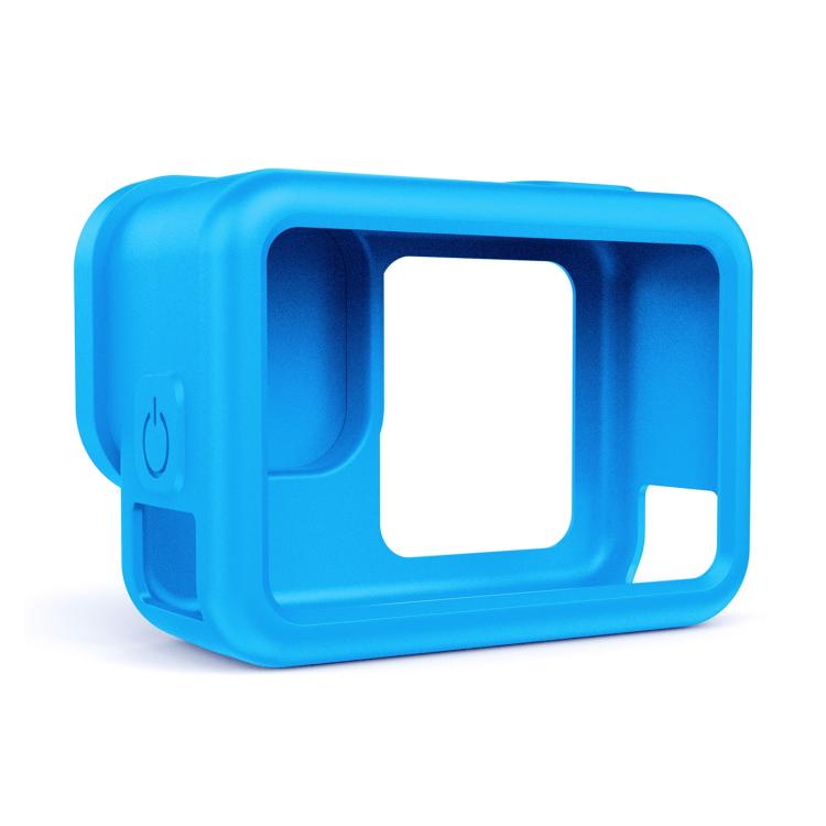 For GoPro HERO13 Black PULUZ Silicone Protective Case Cover with Wrist Strap & Lens Cover (Blue) - free shipping - PMC Jewellery - Order now!