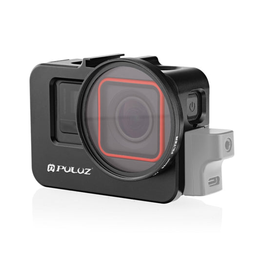 For Insta360 Ace Pro / Ace PULUZ Metal Cage Adapter Frame with 52mm UV Filter & Adapter Ring (Black) - free shipping - PMC Jewellery - Order now!
