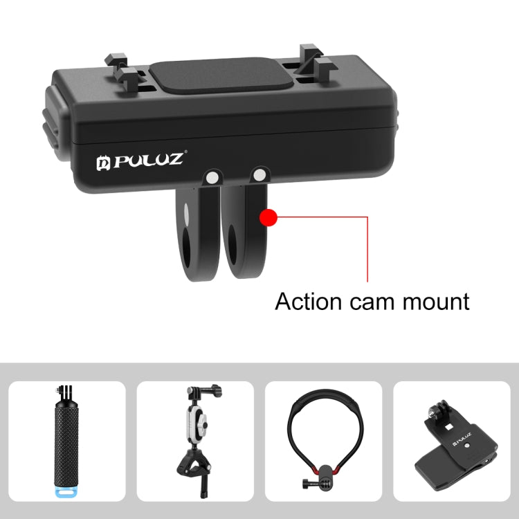 For Insta360 Ace / Ace Pro / X4 PULUZ Magnetic Quick Release Base Mount (Black) - free shipping - PMC TechLife - Order now!