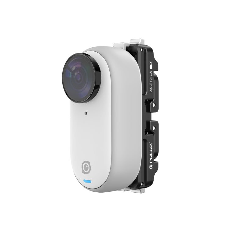 For Insta360 GO3 / GO 3S PULUZ Magnetic Aluminum Alloy Quick Release Base Mount (Black) - Others by PULUZ | Online Shopping South Africa | PMC TechLife | Buy Now Pay Later Mobicred