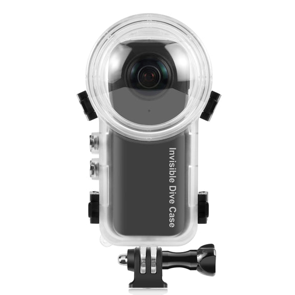 For Insta360 X4 PULUZ 50m Water-resistant Sealed Diving Case (Transparent)