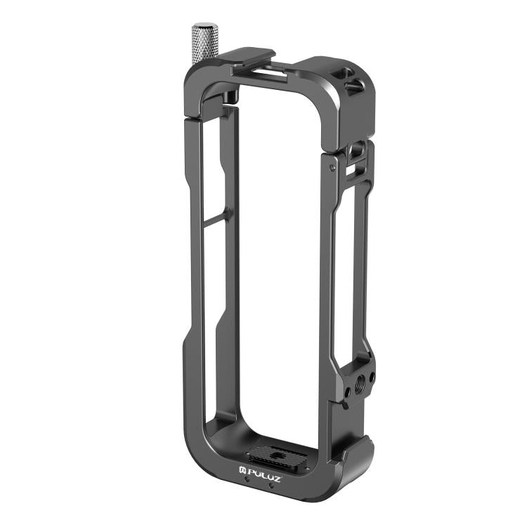 For Insta360 X4 PULUZ Metal Protective Cage Rig Housing Frame with Lens Cover (Black) - free shipping - PMC Jewellery - Order now!