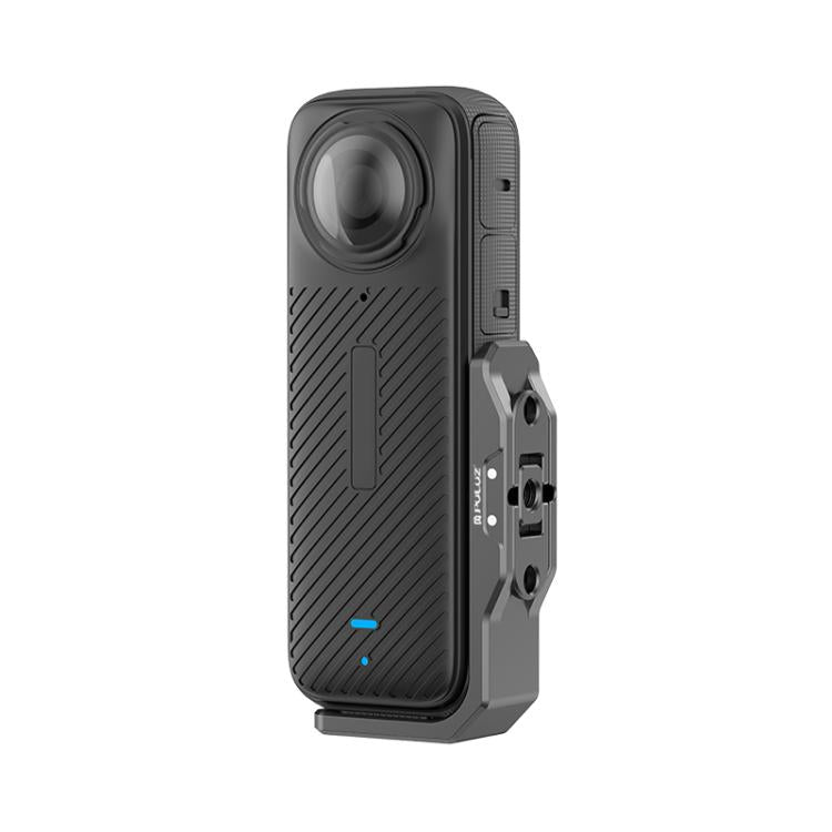 For Insta360 X4 / X5 PULUZ Vertical Horizontal Shooting Quick Release Metal  L Bracket (Black) - Mount & Holder by PULUZ | Online Shopping South Africa | PMC Jewellery | Buy Now Pay Later Mobicred