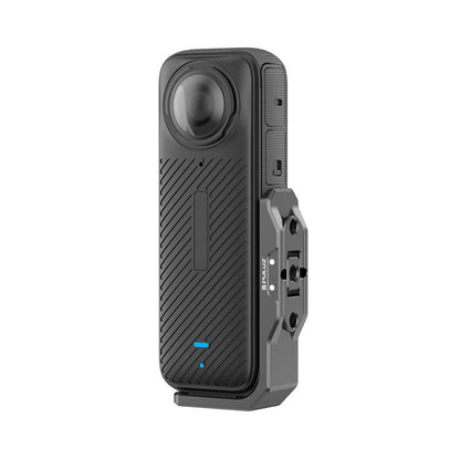 For Insta360 X4 / X5 PULUZ Vertical Horizontal Shooting Quick Release Metal  L Bracket (Black) - Mount & Holder by PULUZ | Online Shopping South Africa | PMC Jewellery | Buy Now Pay Later Mobicred