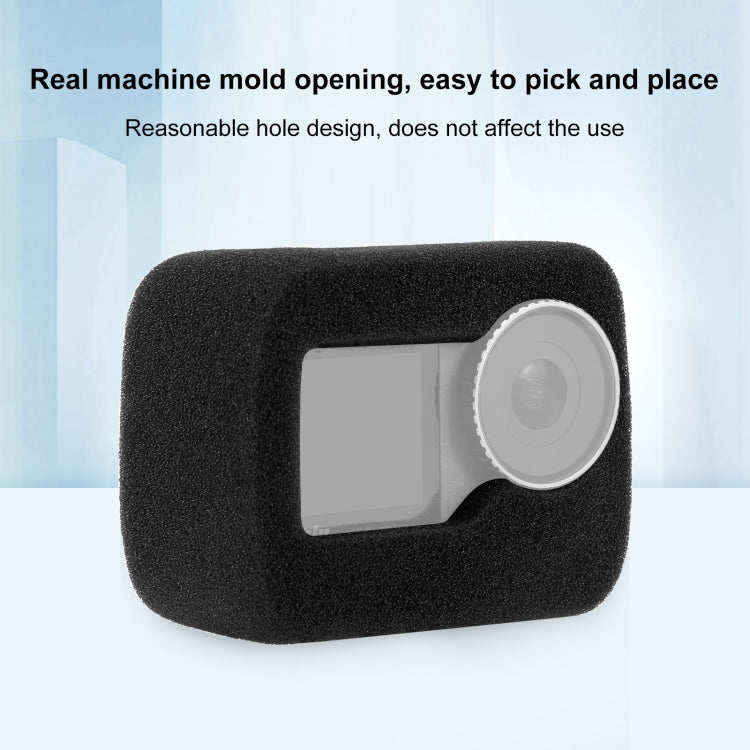 For DJI Osmo Action 5 Pro / 4 / 3 PULUZ High Density Foam Windshield (Black) - Other by PULUZ | Online Shopping South Africa | PMC Jewellery | Buy Now Pay Later Mobicred
