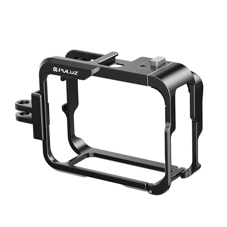 For Insta360 Ace Pro PULUZ Metal Protective Cage Adapter Frame (Black) - Mount & Holder by PULUZ | Online Shopping South Africa | PMC TechLife | Buy Now Pay Later Mobicred