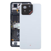 For Asus ROG Phone 9 5G Original Glass Battery Back Cover with Camera Lens Cover(Matte White)