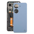 For Asus Zenfone 10 AI2302 Leather Material Battery Back Cover(Blue) - free shipping - PMC TechLife - Order now!
