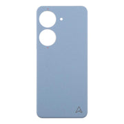 For Asus Zenfone 10 AI2302 Leather Material Battery Back Cover(Blue)