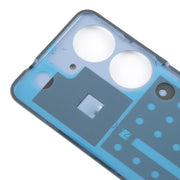For Asus Zenfone 10 AI2302 Leather Material Battery Back Cover(Blue)