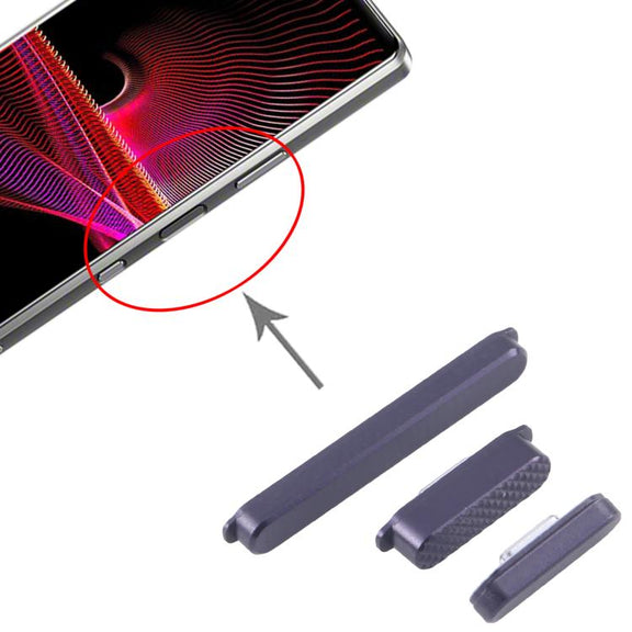 For Sony Xperia 1 III Original Power Button and Volume Control Button (Purple)