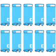 For Samsung Galaxy Z Flip3 5G SM-F711B 10pcs Front Housing Adhesive - free shipping - PMc TechLife - Order now!