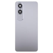 For OnePlus Nord CE4 Lite Plastic Back Cover with Camera Lens Cover(Silver)