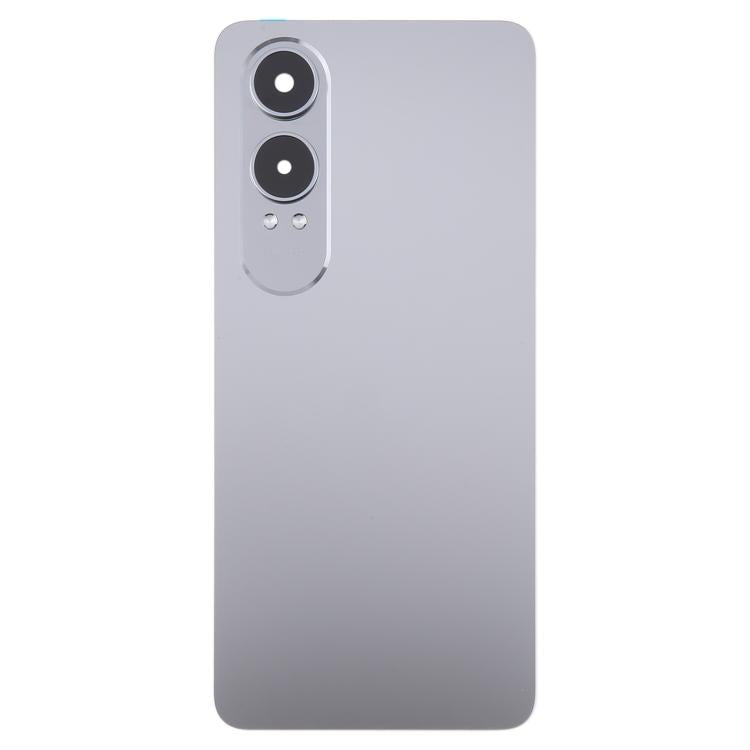 For OnePlus Nord CE4 Lite Plastic Back Cover with Camera Lens Cover(Silver)