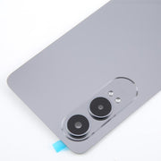 For OnePlus Nord CE4 Lite Plastic Back Cover with Camera Lens Cover(Silver)