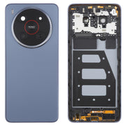 For ZTE Blade V70 Max Plastic Battery Back Cover with Middle Frame / Camera Lens Cover(Purple)