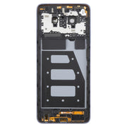 For ZTE Blade V70 Max Plastic Battery Back Cover with Middle Frame / Camera Lens Cover(Purple)