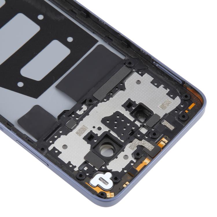 For ZTE Blade V70 Max Plastic Battery Back Cover with Middle Frame / Camera Lens Cover(Purple)