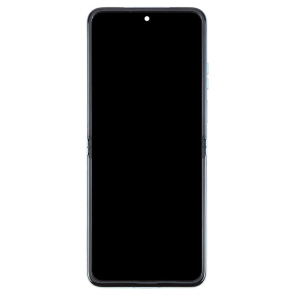 For Motorola Razr 40 Ultra XT2321-3 XT2321-1 XT2321-2 Original LCD Screen Digitizer Full Assembly with Frame (Blue)