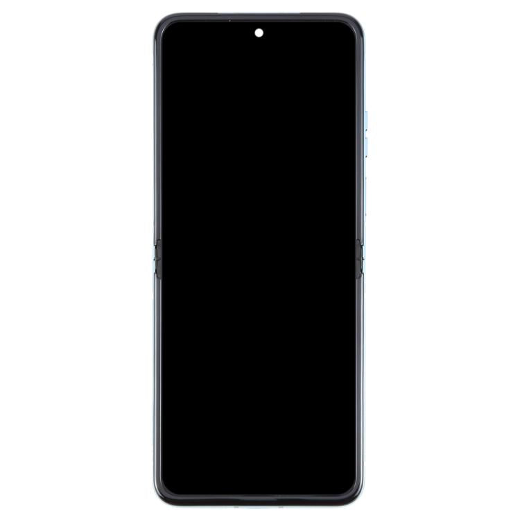 For Motorola Razr 40 Ultra XT2321-3 XT2321-1 XT2321-2 Original LCD Screen Digitizer Full Assembly with Frame (Blue)