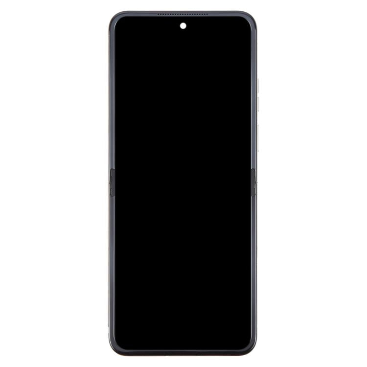 For Motorola Razr 2024 Original LCD Screen Digitizer Full Assembly with Frame (Orange)