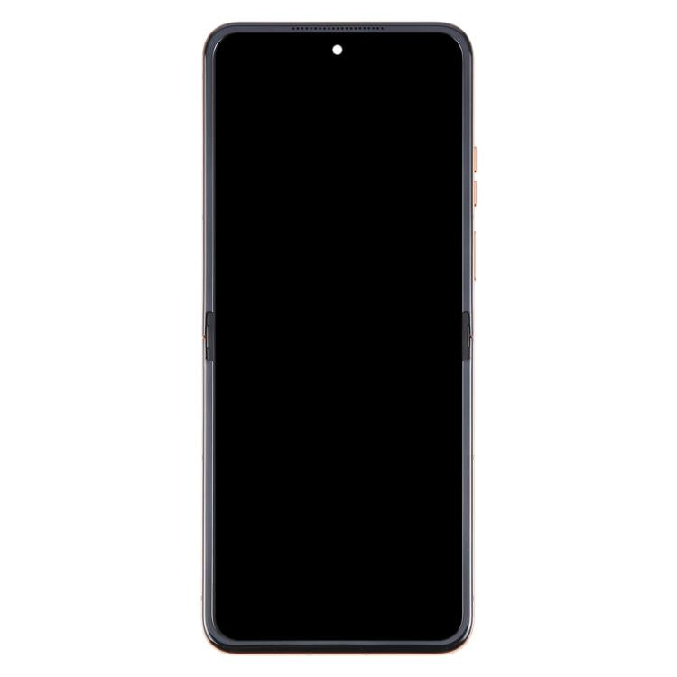 For Motorola Razr+ 2024 Original LCD Screen Digitizer Full Assembly with Frame (Gold)