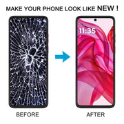 For Motorola Razr+ 2024 Original LCD Screen Digitizer Full Assembly with Frame (Gold)