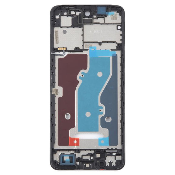 For ZTE Blade A75 4G / V60 Smart Front Housing LCD Frame Bezel Plate (Black)
