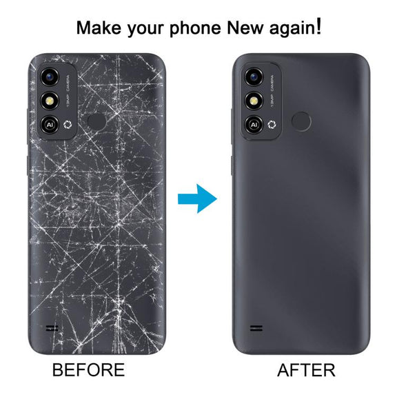 For ZTE Blade A53 Plastic Battery Back Cover(Black)