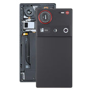 For ZTE nubia Z70 Ultra NX733J NX736J Glass Battery Back Cover with Camera Lens Cover(Black)
