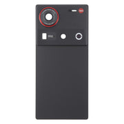 For ZTE nubia Z70 Ultra NX733J NX736J Glass Battery Back Cover with Camera Lens Cover(Black)