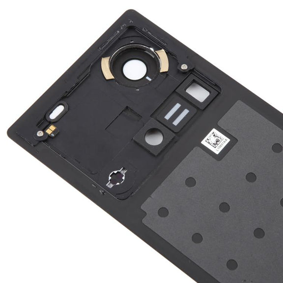 For ZTE nubia Z70 Ultra NX733J NX736J Glass Battery Back Cover with Camera Lens Cover(Black)