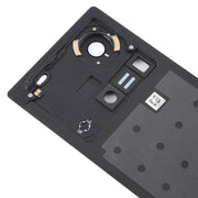 For ZTE nubia Z70 Ultra NX733J NX736J Glass Battery Back Cover with Camera Lens Cover(Blue)