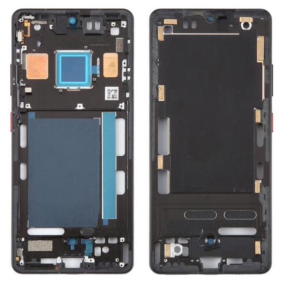 For ZTE nubia Z60S Pro Original Disassembled Middle Frame Bezel Plate (Black)