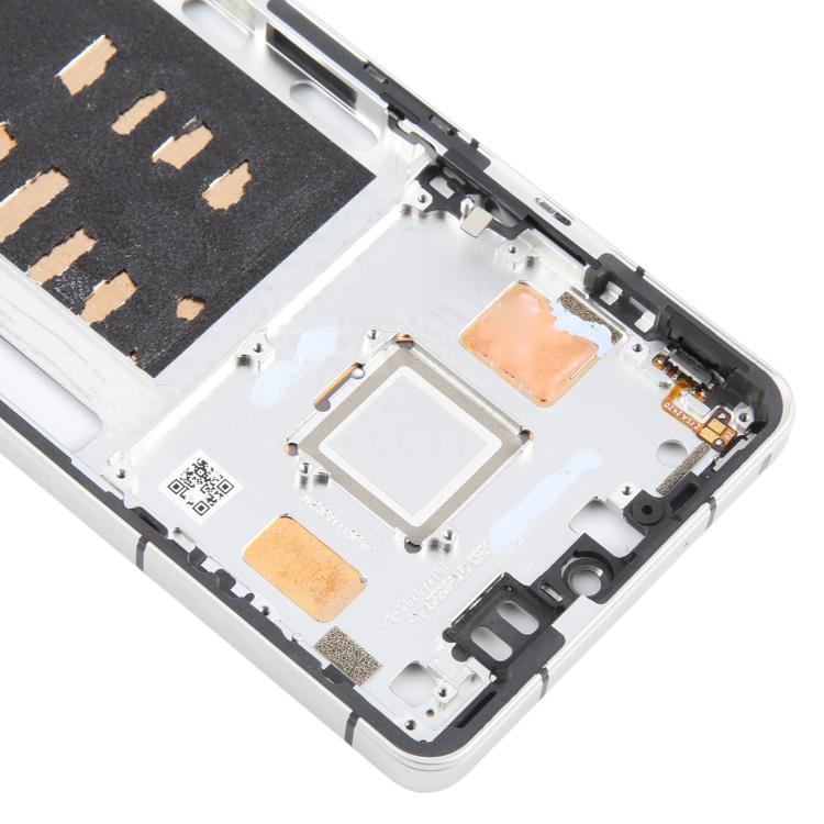 For ZTE nubia Z60S Pro Original Disassembled Middle Frame Bezel Plate (Silver)
