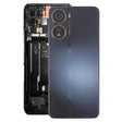 For ZTE Axon 40 Lite Plastic Battery Back Cover with Middle Frame / Camera Lens Cover(Black) - free shipping - PMC TechLife - Order now!